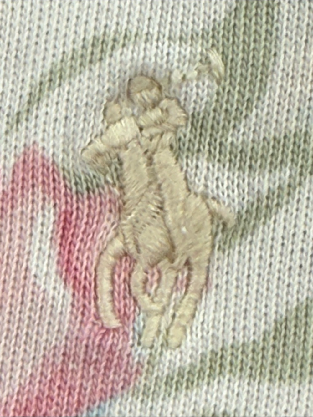 Polo Ralph Lauren Women's Cropped Pastel Floral Sweatshirt 100% Cotton Size XS - Picture 5 of 11